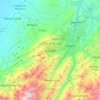 Carte topographique Escuque, altitude, relief