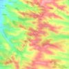 Carte topographique Le Touarnet, altitude, relief