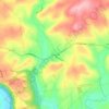 Carte topographique Pennsville, altitude, relief