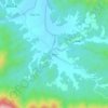 Carte topographique 苏仙石, altitude, relief