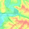 Carte topographique Fisherville, altitude, relief