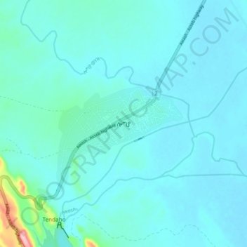 Carte topographique Logiya, altitude, relief