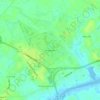 Carte topographique Bridgewater, altitude, relief