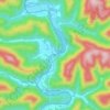 Carte topographique Greenview, altitude, relief
