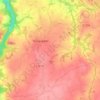 Carte topographique Rugulaouen, altitude, relief
