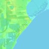 Carte topographique Beach City, altitude, relief
