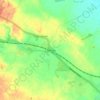 Carte topographique Calveley, altitude, relief