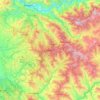 Carte topographique Shimla, altitude, relief
