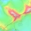 Carte topographique Pizzo Roseg, altitude, relief