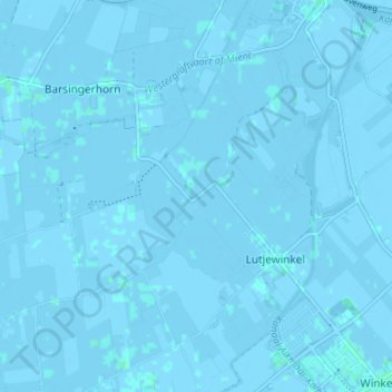 Carte topographique De Weere, altitude, relief
