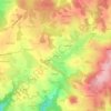 Carte topographique Le Bes, altitude, relief