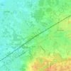 Carte topographique Duizend Appels, altitude, relief
