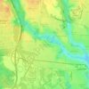 Carte topographique Loch Lommond, altitude, relief