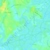 Carte topographique Anchais, altitude, relief