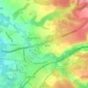 Carte topographique Cold Ash Hill, altitude, relief