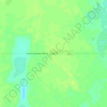 Carte topographique Condarco, altitude, relief