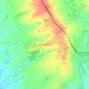 Carte topographique Thimbleby, altitude, relief
