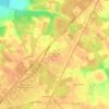 Carte topographique Cheltenham Acres, altitude, relief
