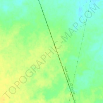 Carte topographique Mammoth, altitude, relief