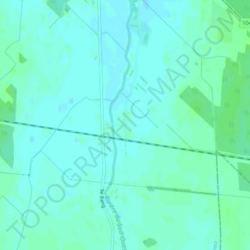 Carte topographique Sainte-Brigide, altitude, relief