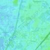 Carte topographique Endegeest, altitude, relief