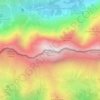 Carte topographique Hochwanner, altitude, relief