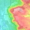 Carte topographique Winnberg, altitude, relief