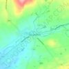 Carte topographique Broughshane, altitude, relief