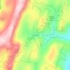 Carte topographique Mount Hope, altitude, relief