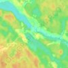 Carte topographique Зажупанье, altitude, relief