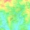 Carte topographique Le Grand Domaine, altitude, relief