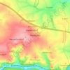 Carte topographique Wetterwitz, altitude, relief