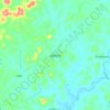 Carte topographique Womey, altitude, relief
