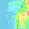 Carte topographique West Falmouth, altitude, relief