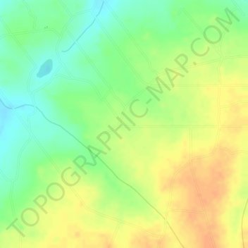 Carte topographique Santa Rita, altitude, relief