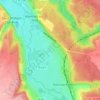Carte topographique Soquence, altitude, relief