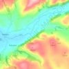 Carte topographique Abermeurig, altitude, relief