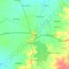 Carte topographique Jirapur, altitude, relief