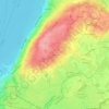 Carte topographique Chougny, altitude, relief