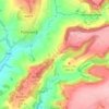 Carte topographique Bulls Cross, altitude, relief