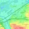 Carte topographique Vennebeck, altitude, relief