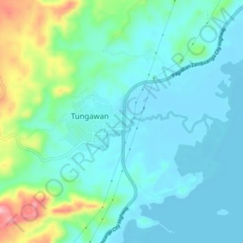 Carte topographique Libertad, altitude, relief