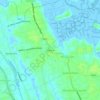 Carte topographique Althara, altitude, relief
