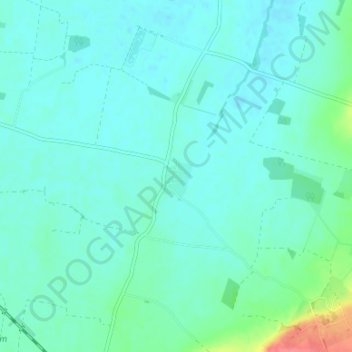 Carte topographique Brandon, altitude, relief