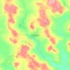 Carte topographique Ouallam, altitude, relief