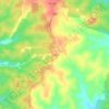 Carte topographique Corridon, altitude, relief