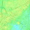 Carte topographique Long Leaf Acres, altitude, relief