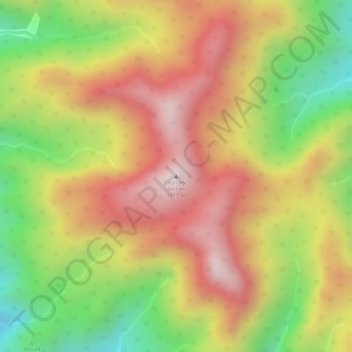 Carte topographique Vulcan (Biliran), altitude, relief