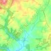 Carte topographique Upper Seneca Crest, altitude, relief