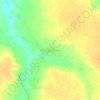Carte topographique Meo Ndioubene, altitude, relief